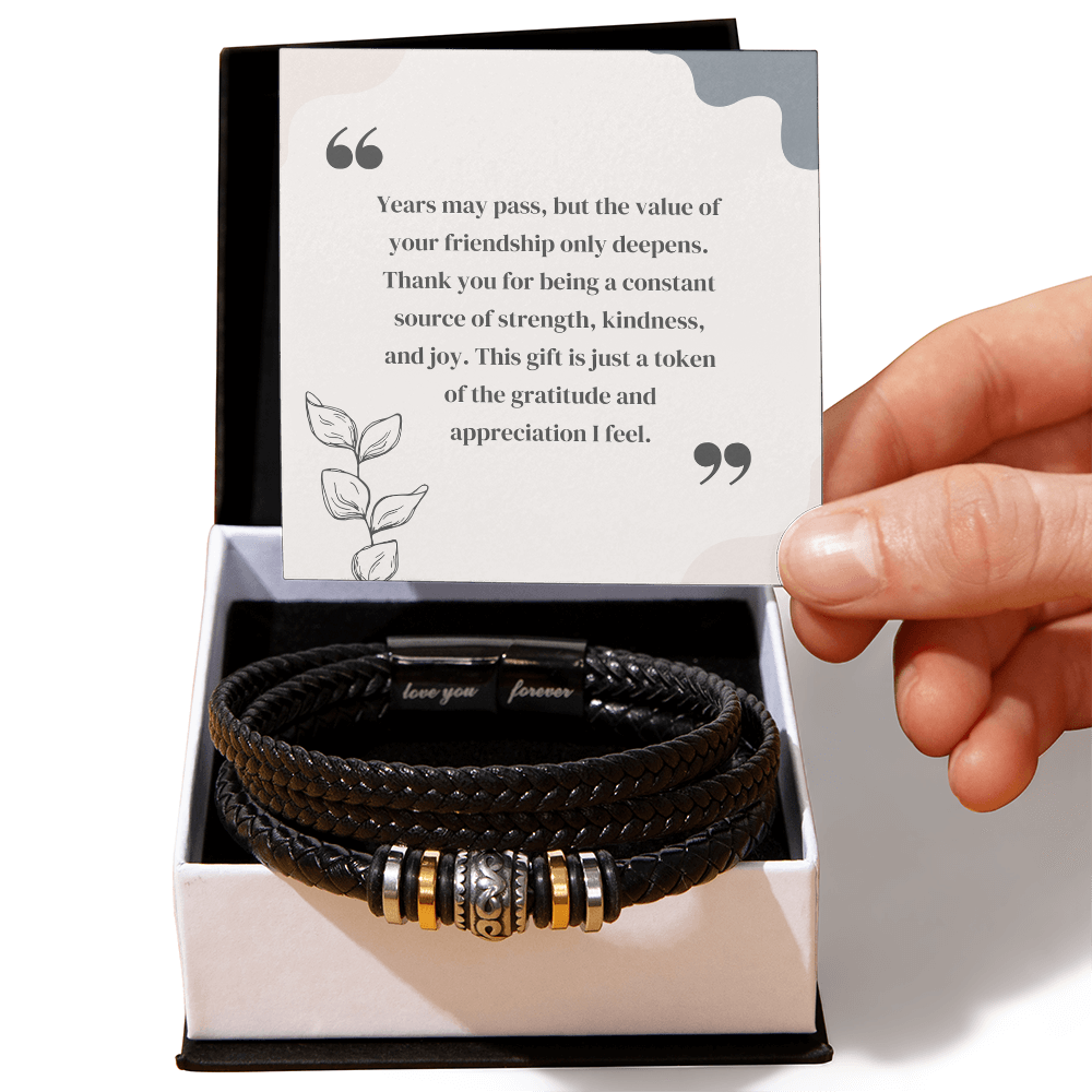 Timeless Friendship – Just Because Love You Forever Bracelet