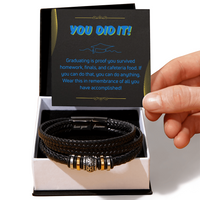 Load image into Gallery viewer, You Did It - Graduation Gift Love You Forever Bracelet
