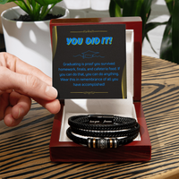 Load image into Gallery viewer, You Did It - Graduation Gift Love You Forever Bracelet

