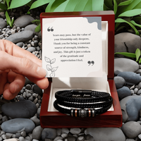Load image into Gallery viewer, Timeless Friendship – Just Because Love You Forever Bracelet
