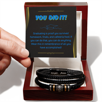 Load image into Gallery viewer, You Did It - Graduation Gift Love You Forever Bracelet
