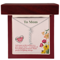 Load image into Gallery viewer, Custom Multi Vertical Name Necklace - Gift For Mom
