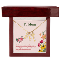 Load image into Gallery viewer, Custom Multi Vertical Name Necklace - Gift For Mom
