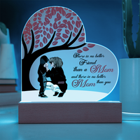 Load image into Gallery viewer, You Are My Best Friend - Mom - Acrylic Heart Night Light
