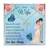 Load image into Gallery viewer, To My Wife - Zodiac Symbol Necklace
