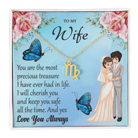 Load image into Gallery viewer, To My Wife - Zodiac Symbol Necklace
