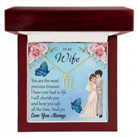 Load image into Gallery viewer, To My Wife - Zodiac Symbol Necklace
