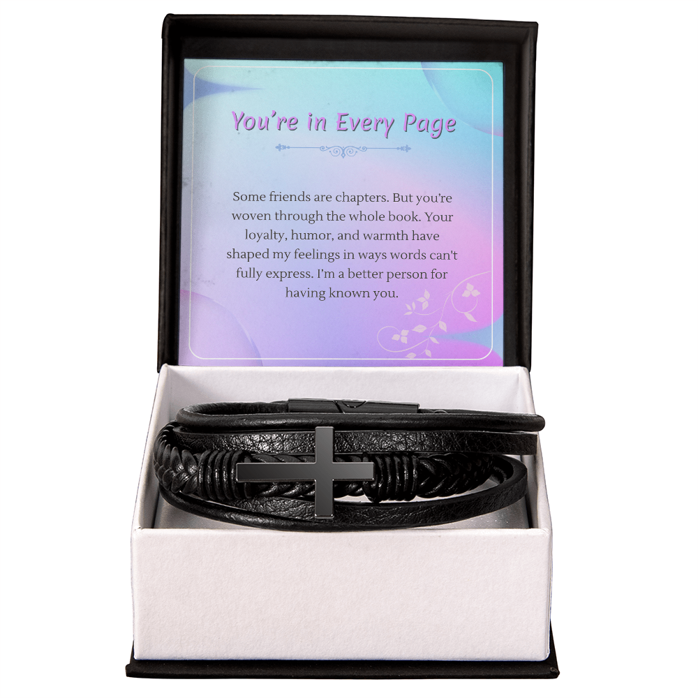 Forever Part of My Story - Men's Cross Bracelet
