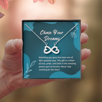 Load image into Gallery viewer, Chase Your Dreams Always - Graduation Gift Necklace
