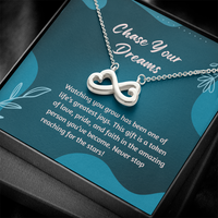 Load image into Gallery viewer, Chase Your Dreams Always - Graduation Gift Necklace
