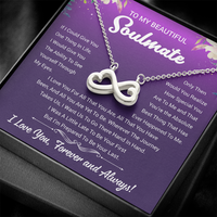 Load image into Gallery viewer, To My Soulmate - Love You Forever - Endless Love Necklace
