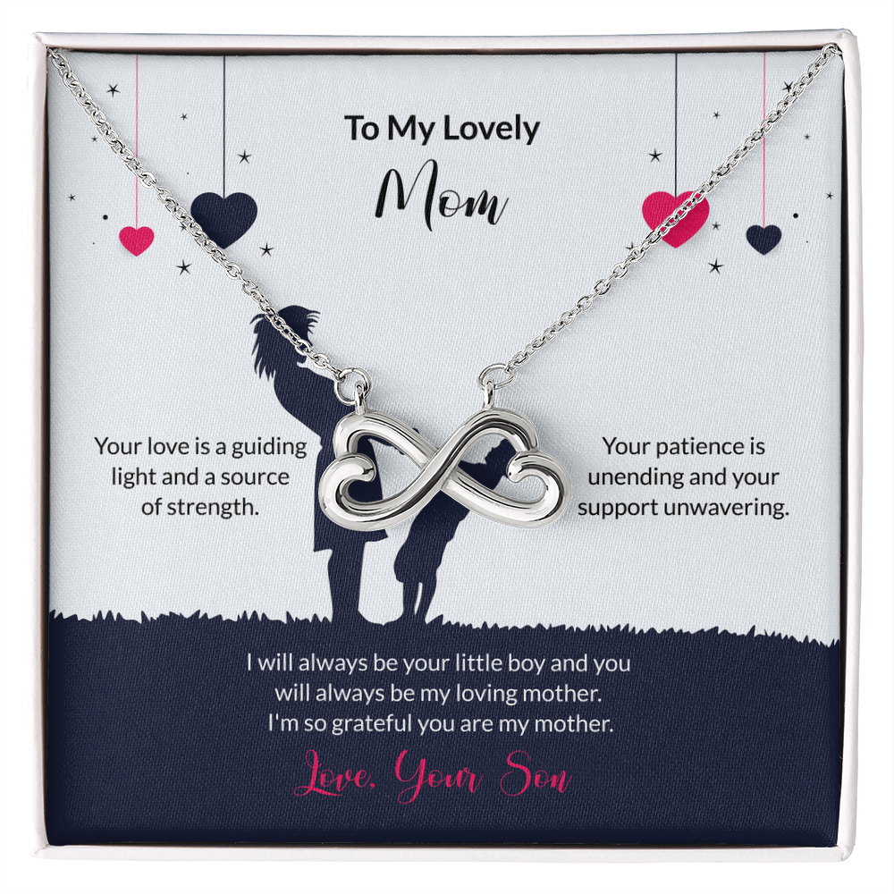 To My Lovely Mom - Endless Love Necklace