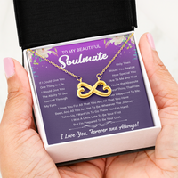 Load image into Gallery viewer, To My Soulmate - Love You Forever - Endless Love Necklace
