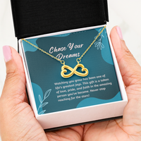Load image into Gallery viewer, Chase Your Dreams Always - Graduation Gift Necklace
