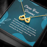 Load image into Gallery viewer, Chase Your Dreams Always - Graduation Gift Necklace
