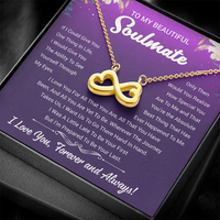 Load image into Gallery viewer, To My Soulmate - Love You Forever - Endless Love Necklace
