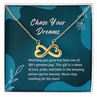 Load image into Gallery viewer, Chase Your Dreams Always - Graduation Gift Necklace
