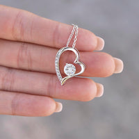 Load image into Gallery viewer, To My Bonus Mom - Forever Love Necklace
