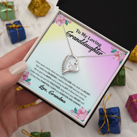 Load image into Gallery viewer, To My Loving Granddaughter - Forever Love Necklace
