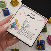 Load image into Gallery viewer, My Sister, My Friend Forever Love Necklace
