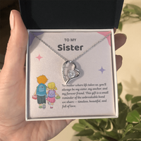 Load image into Gallery viewer, My Sister, My Friend Forever Love Necklace
