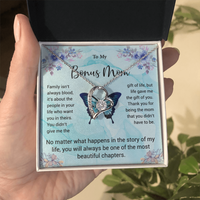 Load image into Gallery viewer, To My Bonus Mom - Forever Love Necklace
