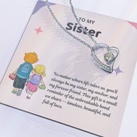Load image into Gallery viewer, My Sister, My Friend Forever Love Necklace

