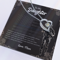 Load image into Gallery viewer, To My Brave Daughter - Forever Love Necklace
