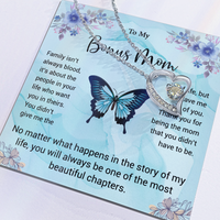 Load image into Gallery viewer, To My Bonus Mom - Forever Love Necklace
