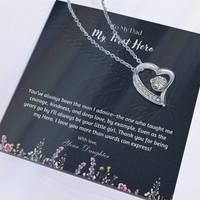 Load image into Gallery viewer, Dad - You Are My First Hero - Forever Love Necklace
