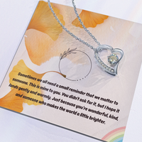 Load image into Gallery viewer, Just Because You're Wonderful and Kind - Forever Love Necklace
