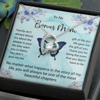 Load image into Gallery viewer, To My Bonus Mom - Forever Love Necklace
