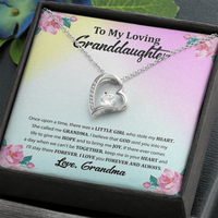 Load image into Gallery viewer, To My Loving Granddaughter - Forever Love Necklace
