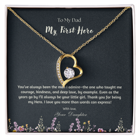 Load image into Gallery viewer, Dad - You Are My First Hero - Forever Love Necklace
