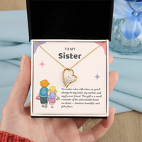 Load image into Gallery viewer, My Sister, My Friend Forever Love Necklace
