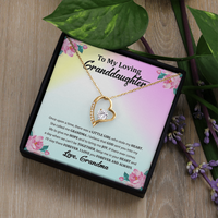 Load image into Gallery viewer, To My Loving Granddaughter - Forever Love Necklace
