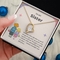 Load image into Gallery viewer, My Sister, My Friend Forever Love Necklace
