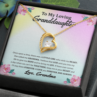 Load image into Gallery viewer, To My Loving Granddaughter - Forever Love Necklace
