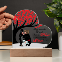 Load image into Gallery viewer, You Are My Best Friend - Mom - Acrylic Heart Night Light
