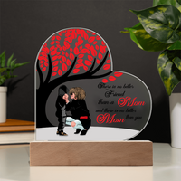 Load image into Gallery viewer, You Are My Best Friend - Mom - Acrylic Heart Night Light
