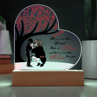Load image into Gallery viewer, You Are My Best Friend - Mom - Acrylic Heart Night Light
