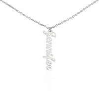 Load image into Gallery viewer, Custom Multi Vertical Name Necklace (No Message Card)
