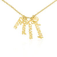 Load image into Gallery viewer, Custom Multi Vertical Name Necklace (No Message Card)
