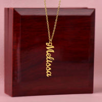 Load image into Gallery viewer, Custom Multi Vertical Name Necklace (No Message Card)
