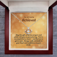 Load image into Gallery viewer, A Heart Full of Hope - Graduation Gift Crown Pendant Necklace
