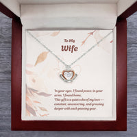 Load image into Gallery viewer, You Are My Peace – To My Wife – Romantic Gift Necklace
