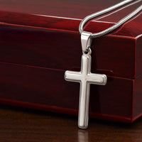 Load image into Gallery viewer, Grace and Grit - Graduation Gift Artisan Cross Necklace
