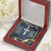 Load image into Gallery viewer, Grace and Grit - Graduation Gift Artisan Cross Necklace
