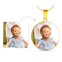 Load image into Gallery viewer, Forever Round – Memory Keepsake Photo Pendant
