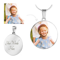 Load image into Gallery viewer, Forever Round – Memory Keepsake Photo Pendant
